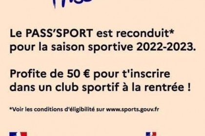 Pass' Sport 2022 - 23