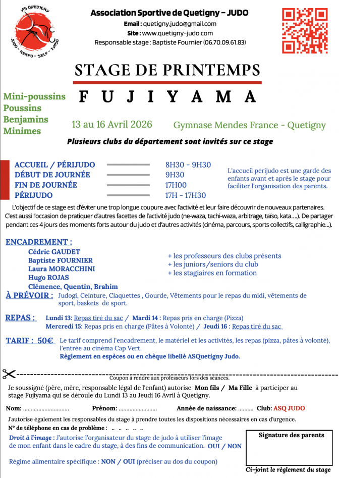 Image de l'actu 'Stage Fujiyama 2026'