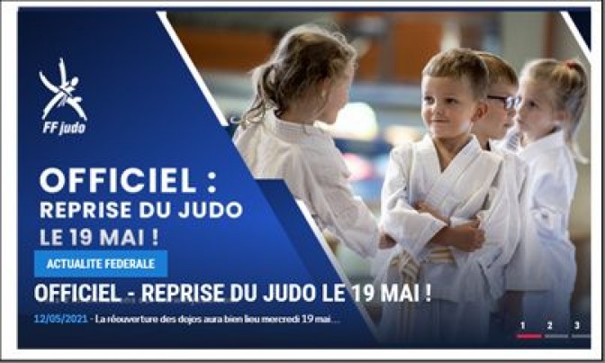 Image de l'actu 'Infos judo - semaines à venir du 17 au 23 mai et après.....'