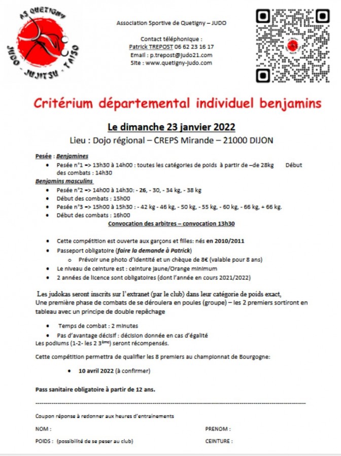 Image de l'actu 'Critérium départemental individuel BENJAMINS 2022'