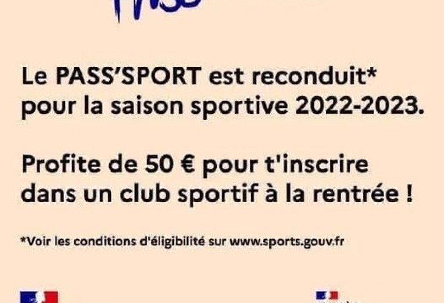 Pass' Sport 2022 - 23